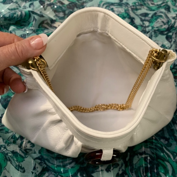 Ande’ White with Tortoise shell Evening Bag - Picture 2 of 2